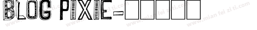 blog pixie字体转换